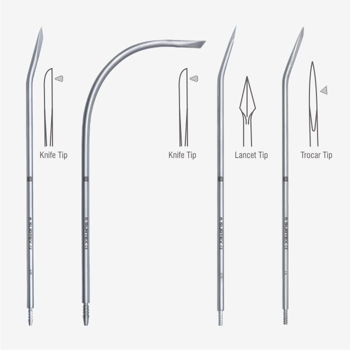 SURTEX® Redon Guide Needle - Sharp-Edged Tips