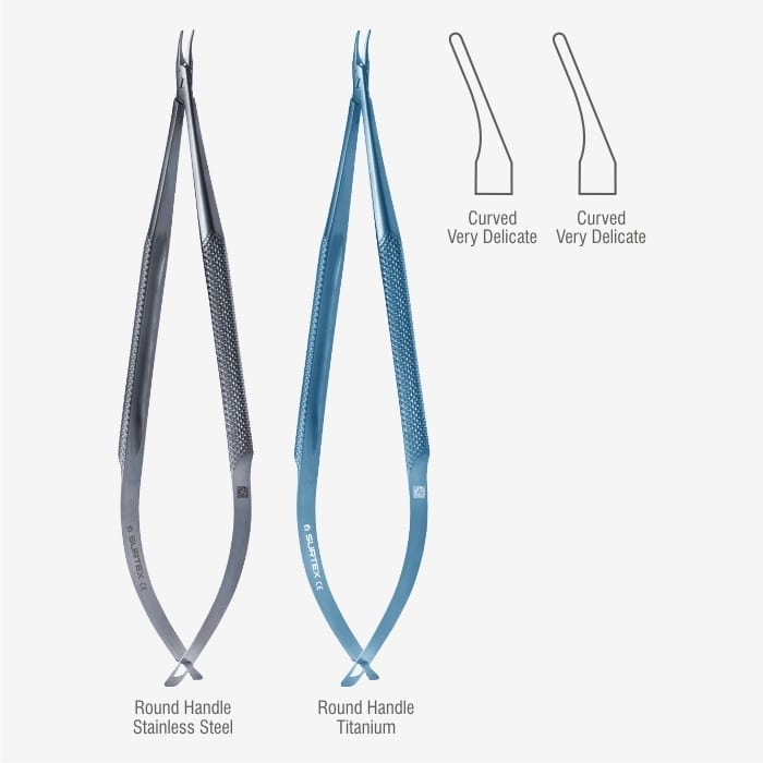 Barraquer Needle Holder, Locking AN0160 – MicroSurgical Technology