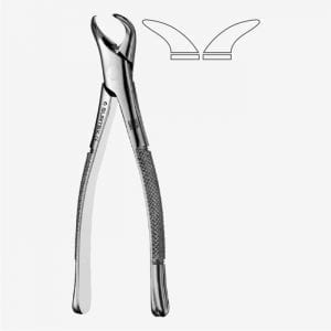 Cowhorn American Pattern Tooth Extraction Forceps Fig. 23
