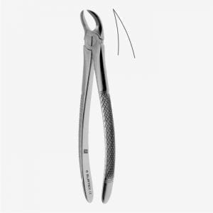 Cowhorn English Pattern Tooth Extraction Forceps Fig. 87