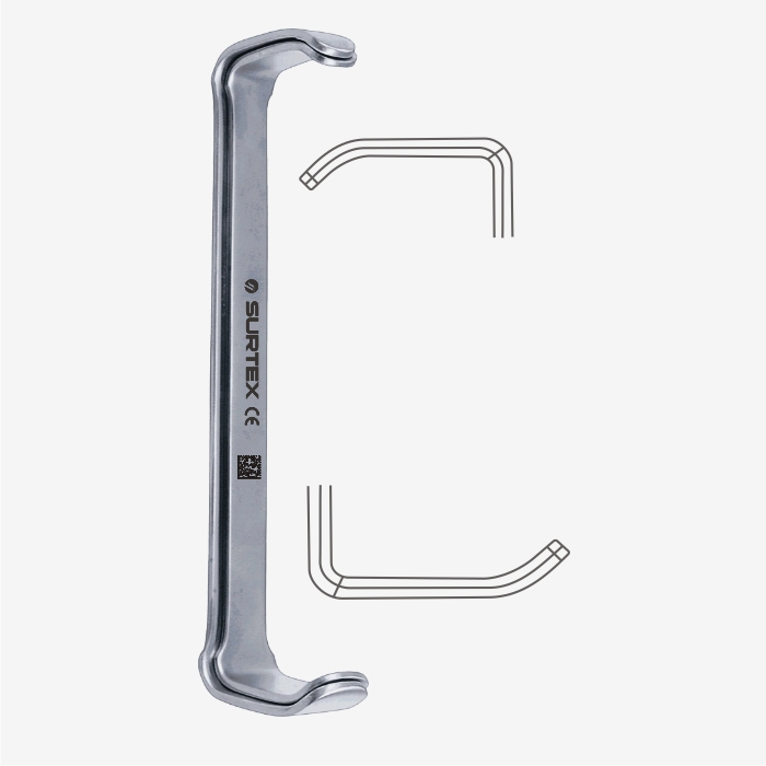 SURTEX® Farabeuf Retractor - Double Ended - L-Shaped Blades