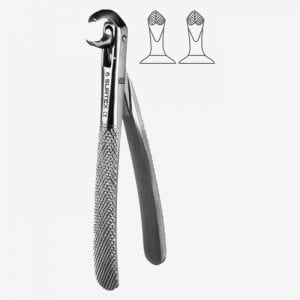 Hawk's Bill English Pattern Tooth Extraction Forceps Fig. 160