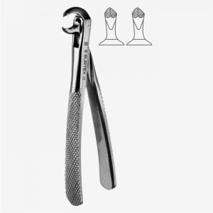 Hawk's Bill English Pattern Tooth Extraction Forceps Fig. 161