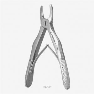 Klein Pattern Tooth Extraction Forceps Fig. 137