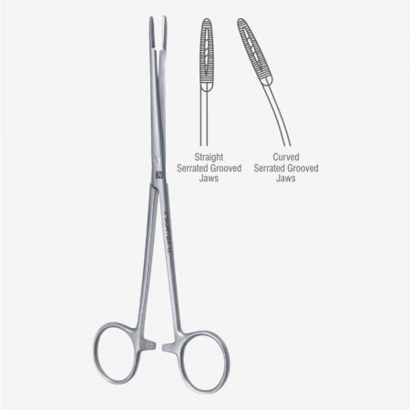 Martin Dressing Forcep - Serrated Jaws - Straight & Curved